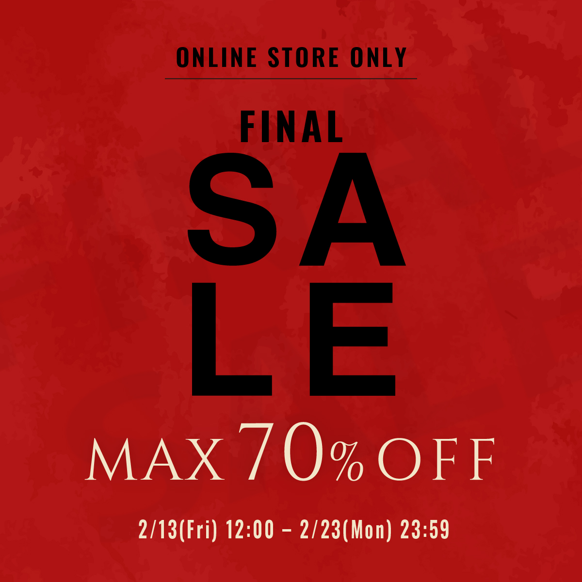 FINAL SALE