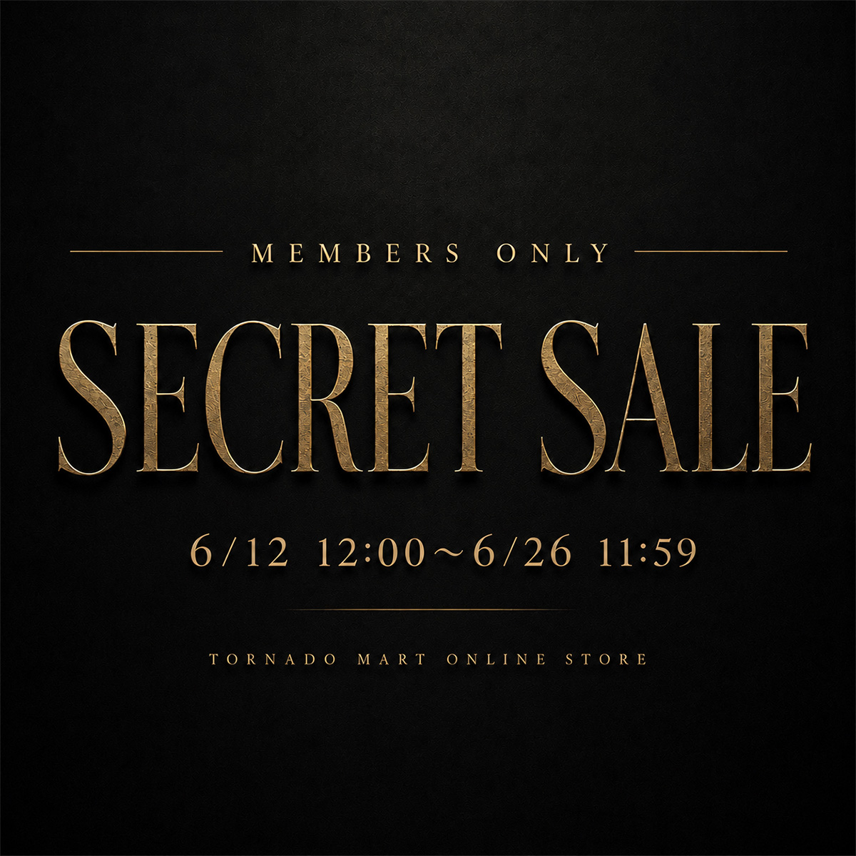 SECRET SALE