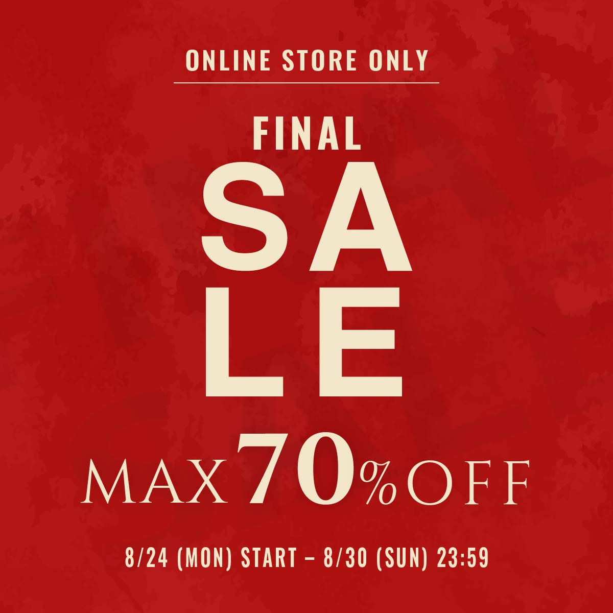 FINAL SALE