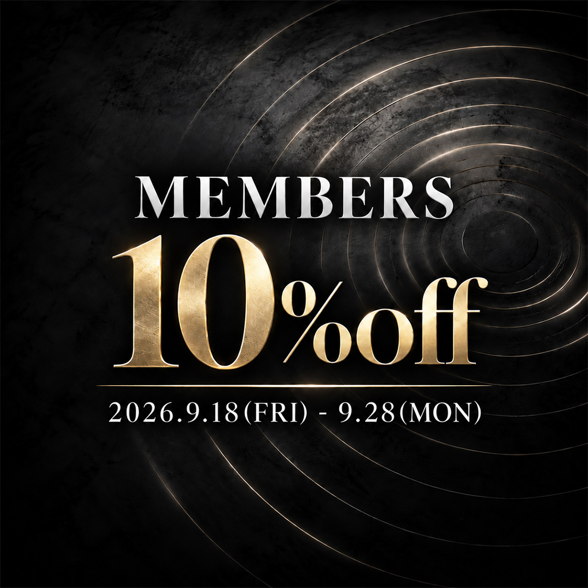 メンバーズ10％OFF